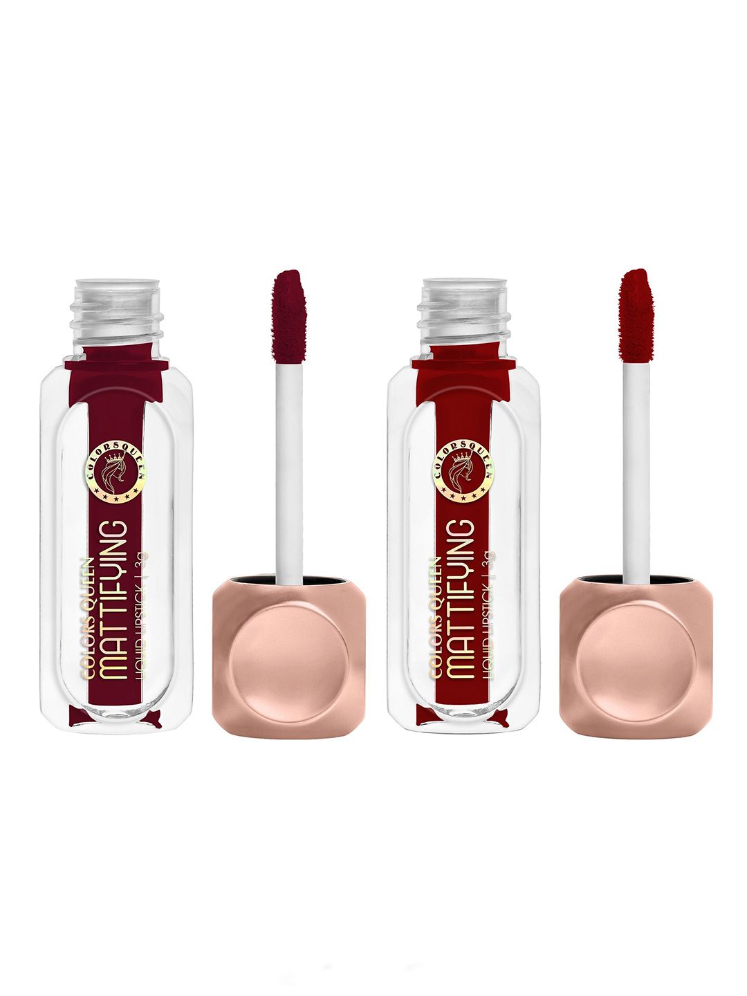 Colors Queen Mattifying Set Of 2 Non-Transfer Lipstick 3 ml Each-picture-10