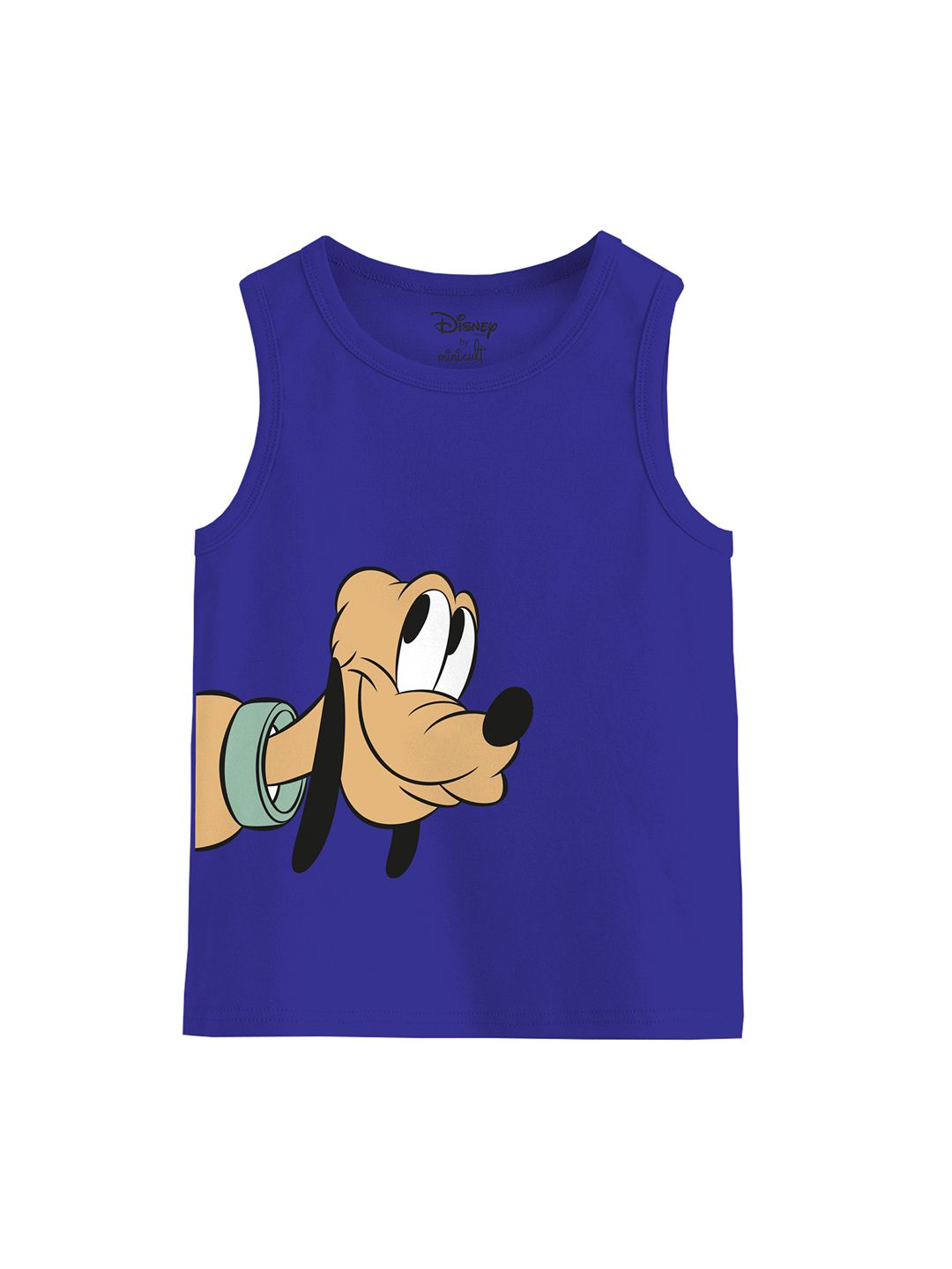 Minicult Infant Kids Pluto Printed Cotton Basic Innerwear Vest-image-28