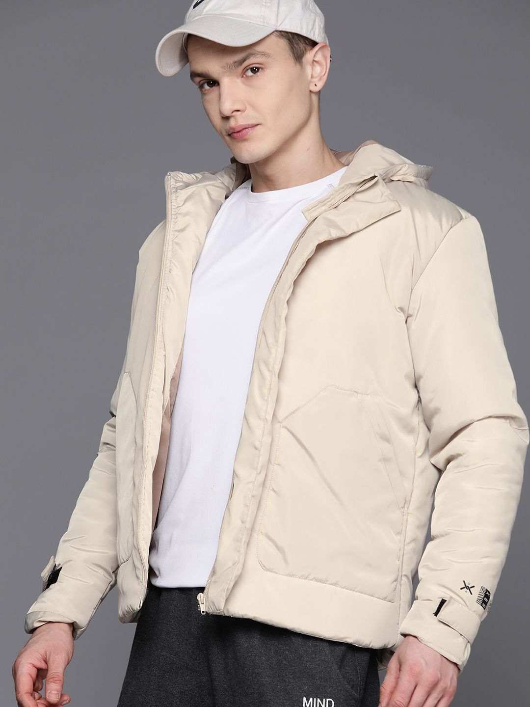 Hrx hooded outlet jacket