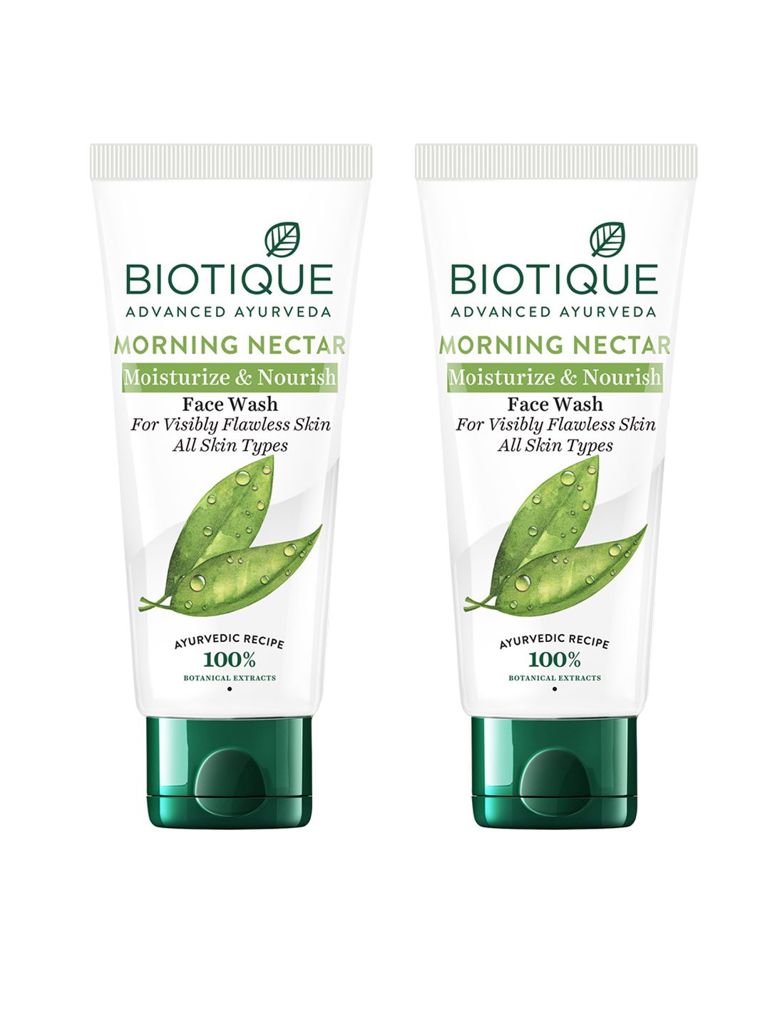 Biotique Set of 2 Bio Morning Nectar Visibly Flawless Face Wash - 100ml each-image-35