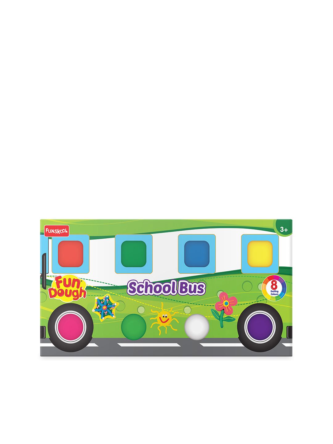 Fun Dough School Bus For Age 3+ Years-picture-13