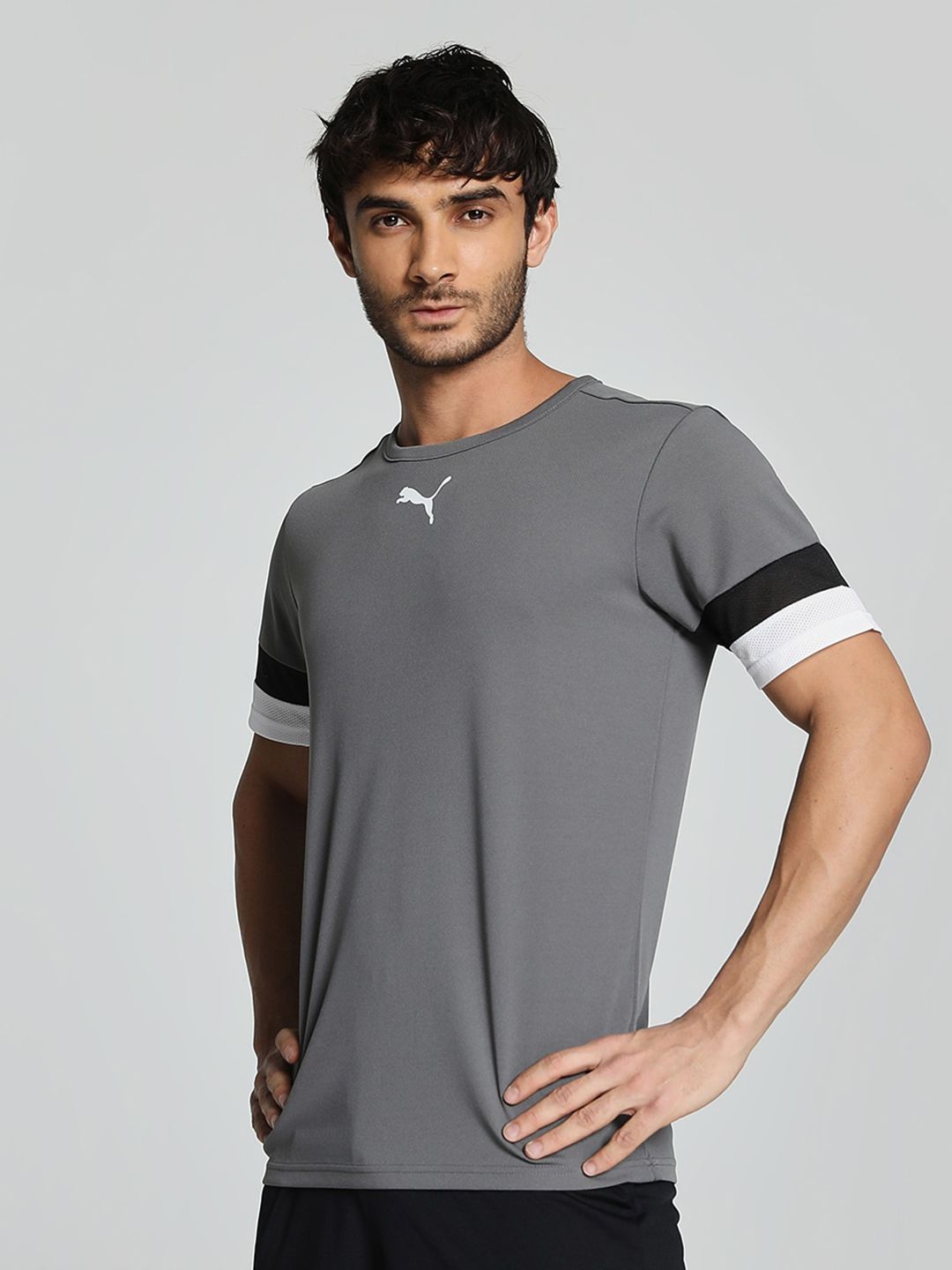 Puma Men Teamrise Logo Printed T-Shirt-image-36