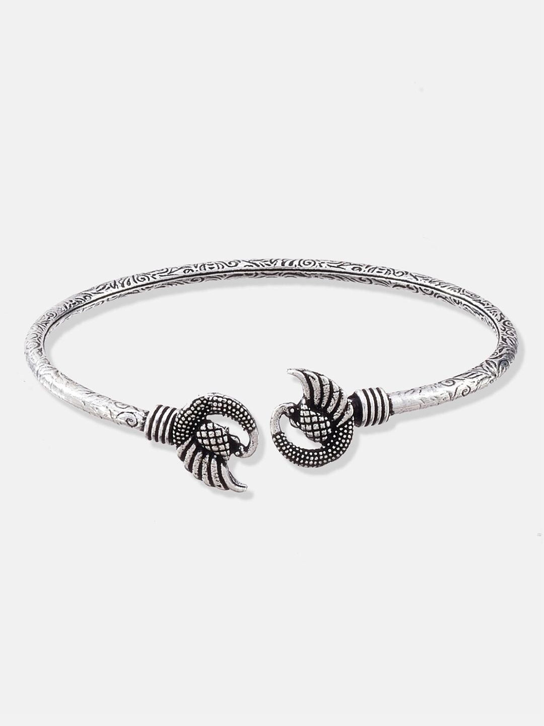 ATIBELLE Set Of 2 German Silver-Plated Adjustable Bangles