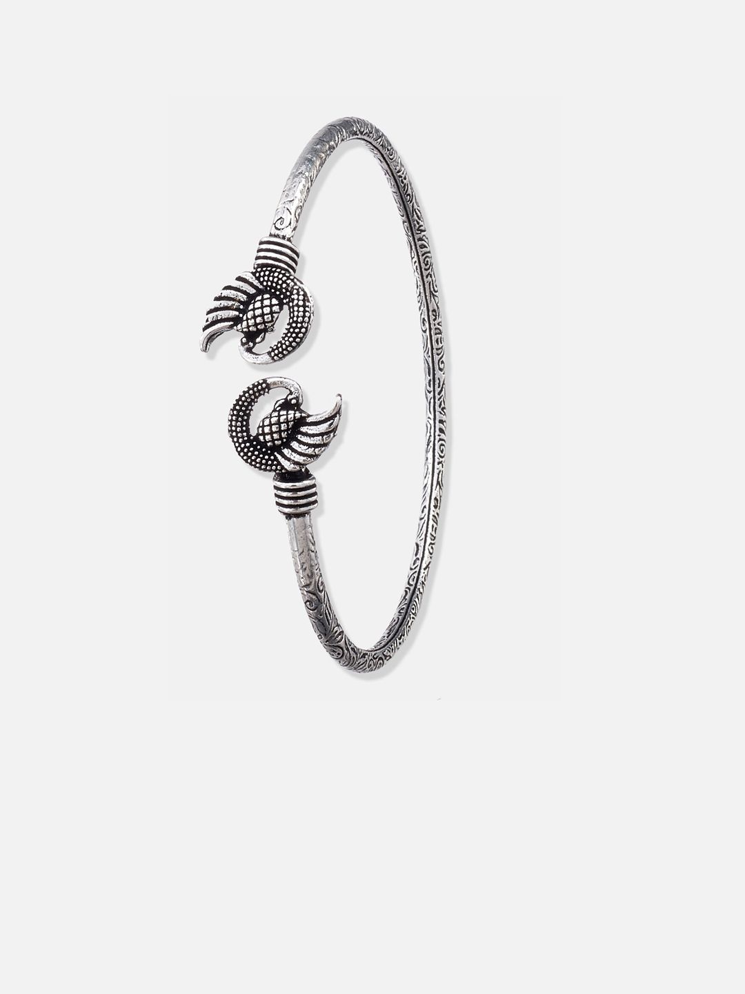 ATIBELLE Set Of 2 German Silver-Plated Adjustable Bangles