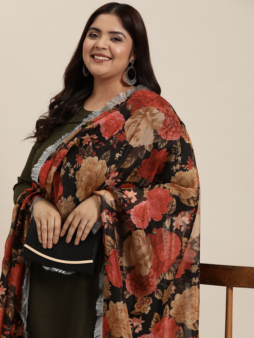 Sztori Printed Organza Dupatta-picture-16