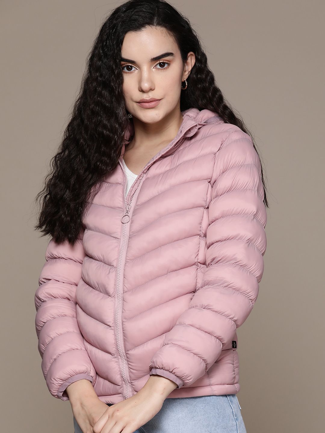 The Roadster Lifestyle Co. Hooded Puffer Jacket-image-19