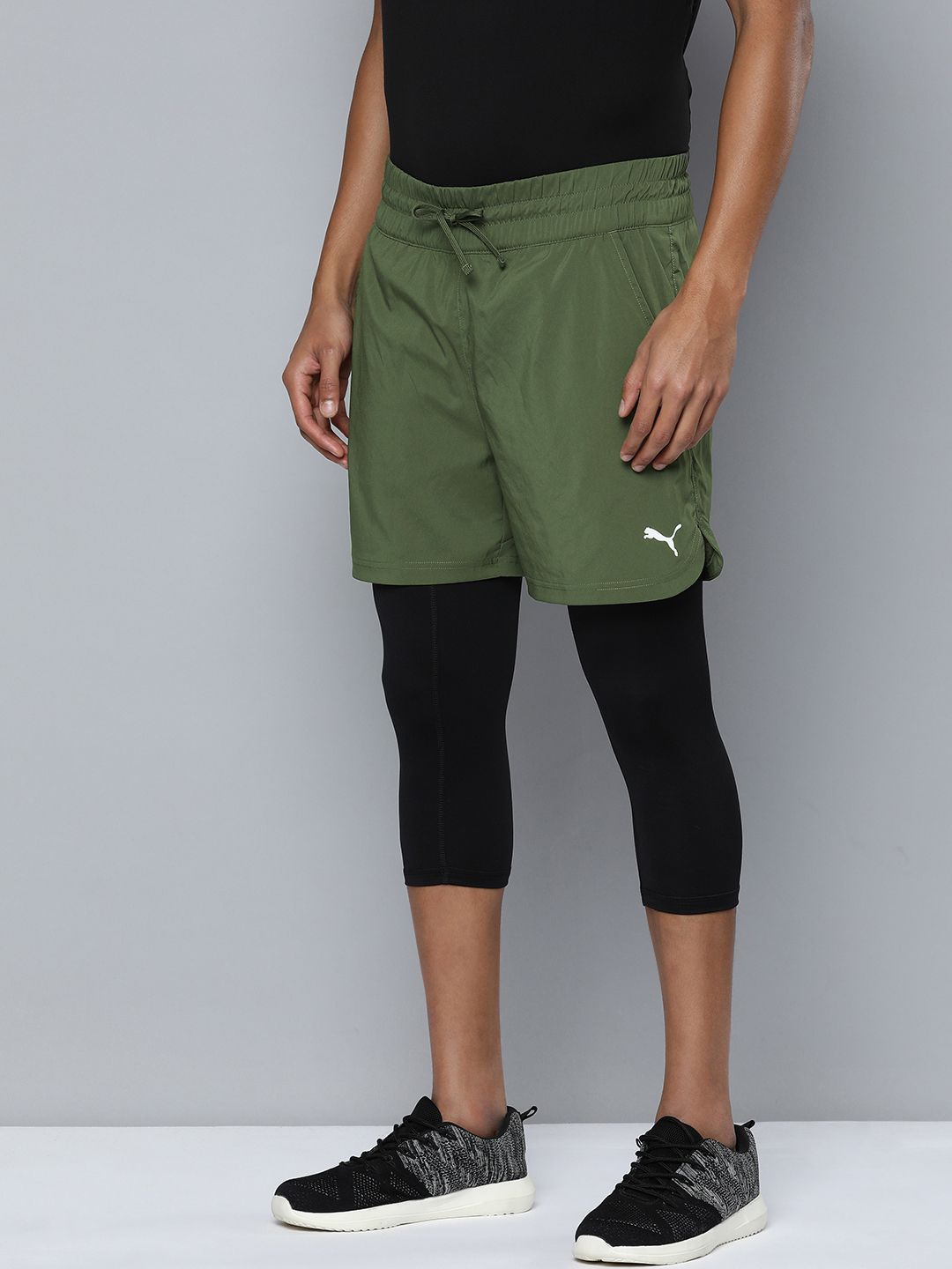 Puma Men Slim Fit STUDIO 2IN1 dryCELL Training or Gym Sports Shorts-picture-38