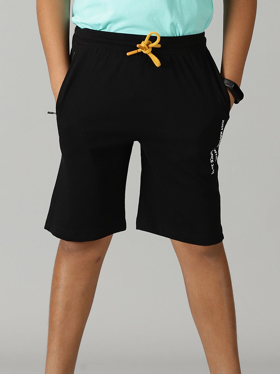 KiddoPanti Boys Mid-Rise Pure Cotton Shorts-picture-31