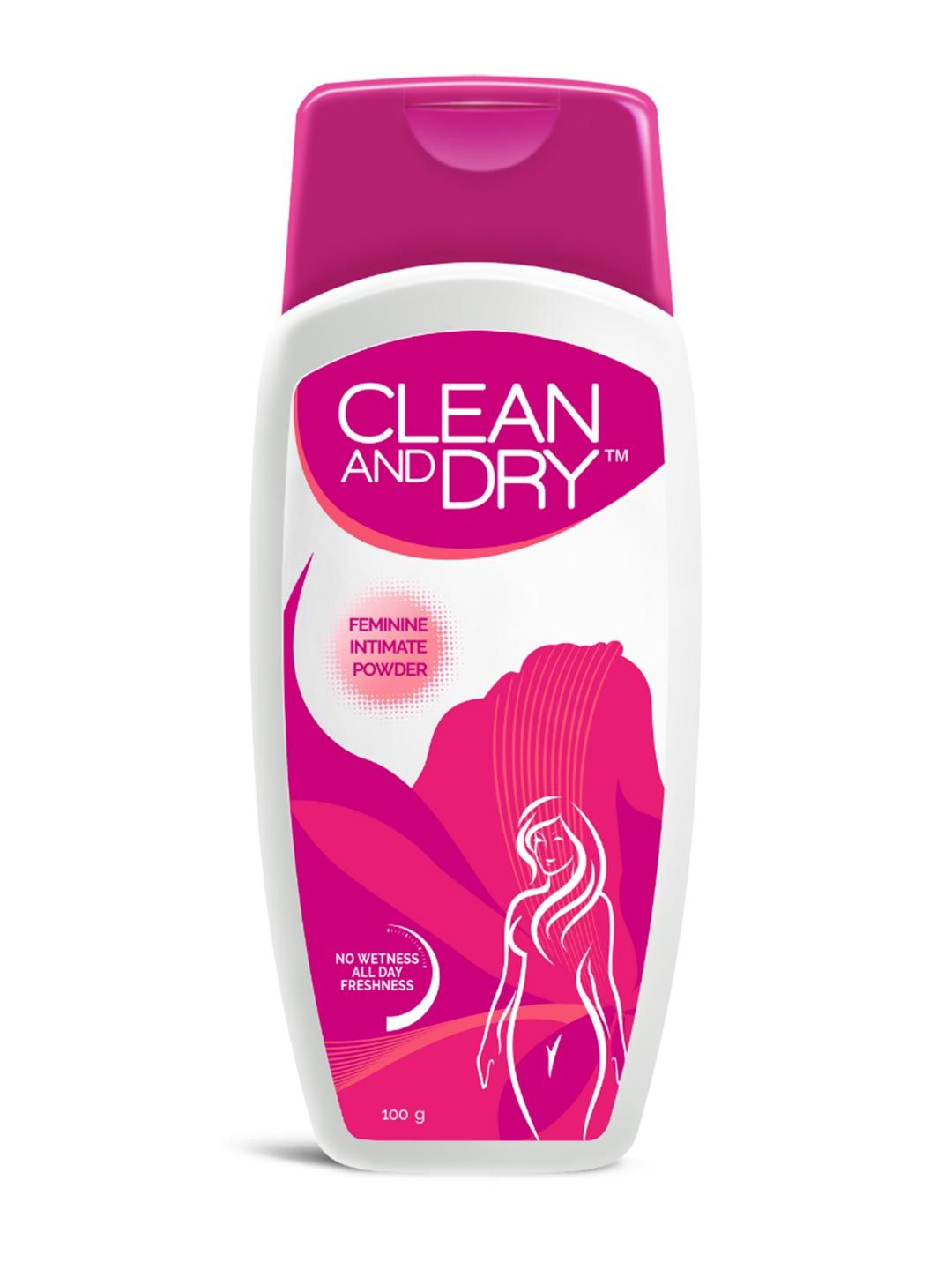 CLEAN AND DRY Intimate Powder with Clotrimazole - 100g