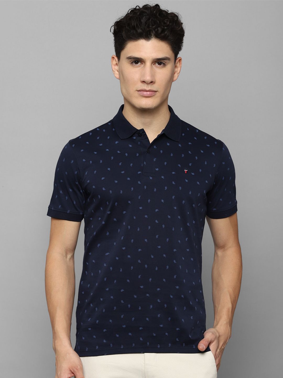 Buy Louis Philippe Sport Printed Polo Collar Pure Cotton T Shirt - Tshirts  for Men 23581784