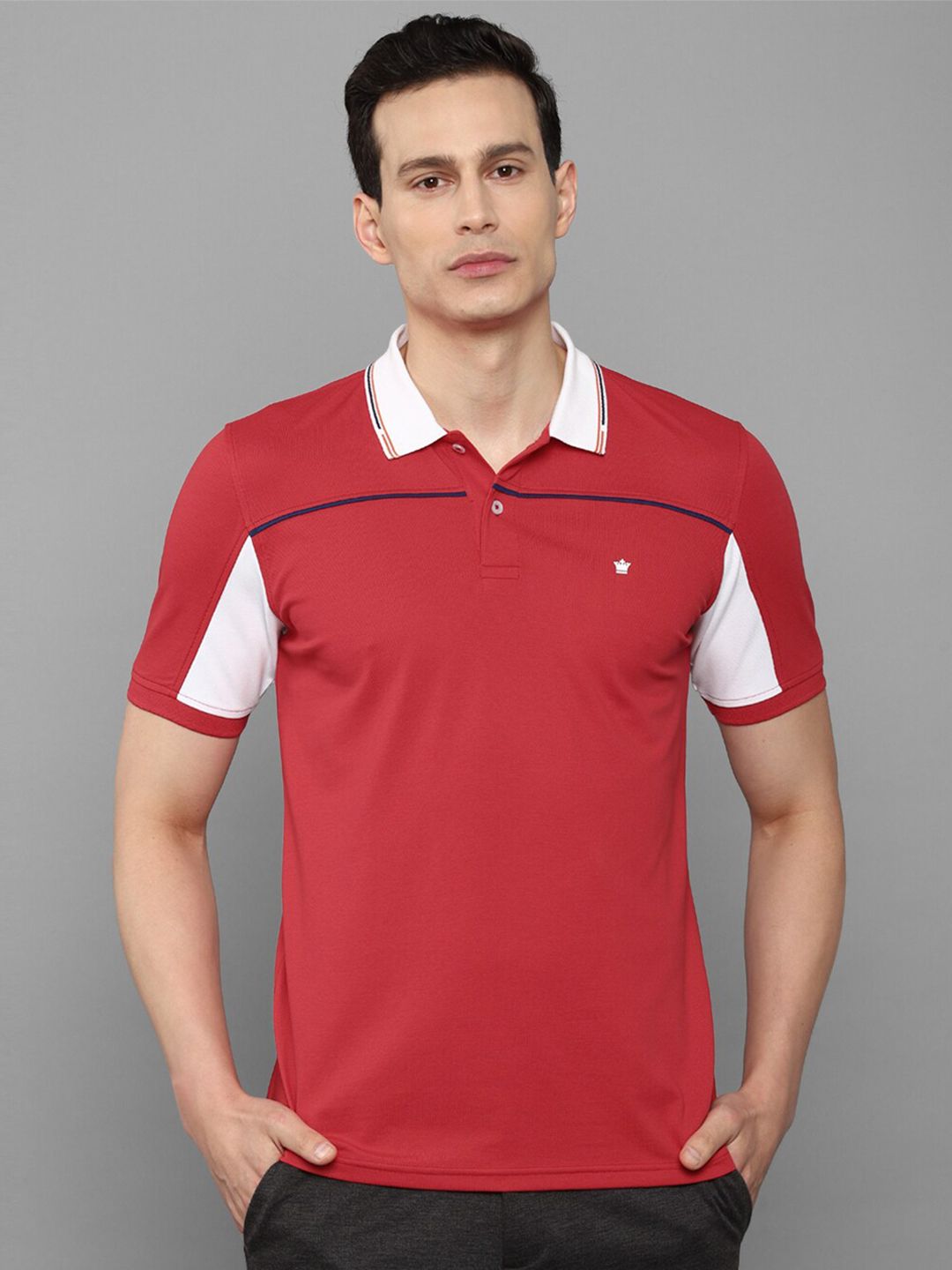 Buy Louis Philippe Louis Philippe Solid Polo Collar T-shirt at Redfynd