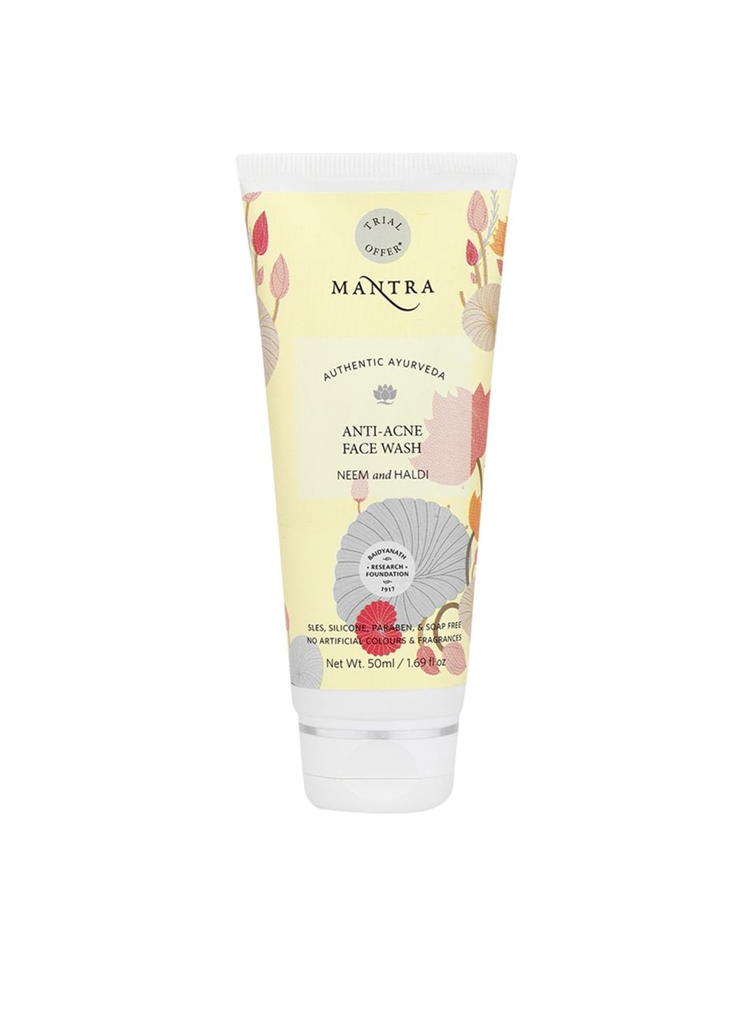 Mantra Herbal Neem & Haldi Anti-Acne Face Wash - 50 ml-image-43
