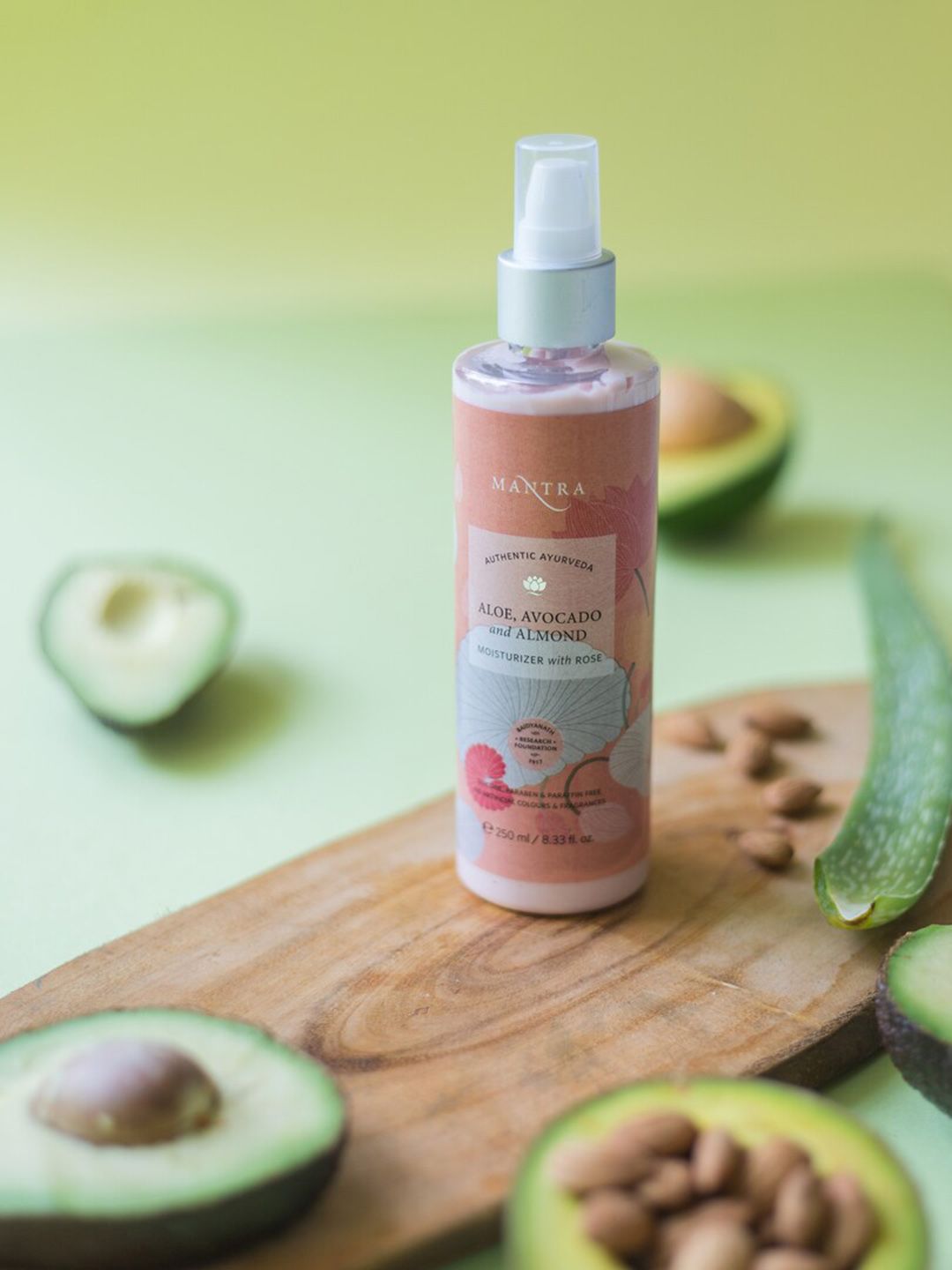 Mantra Herbal Aloe, Avocado & Almond Moisturiser with Rose - 250 ml-image-44