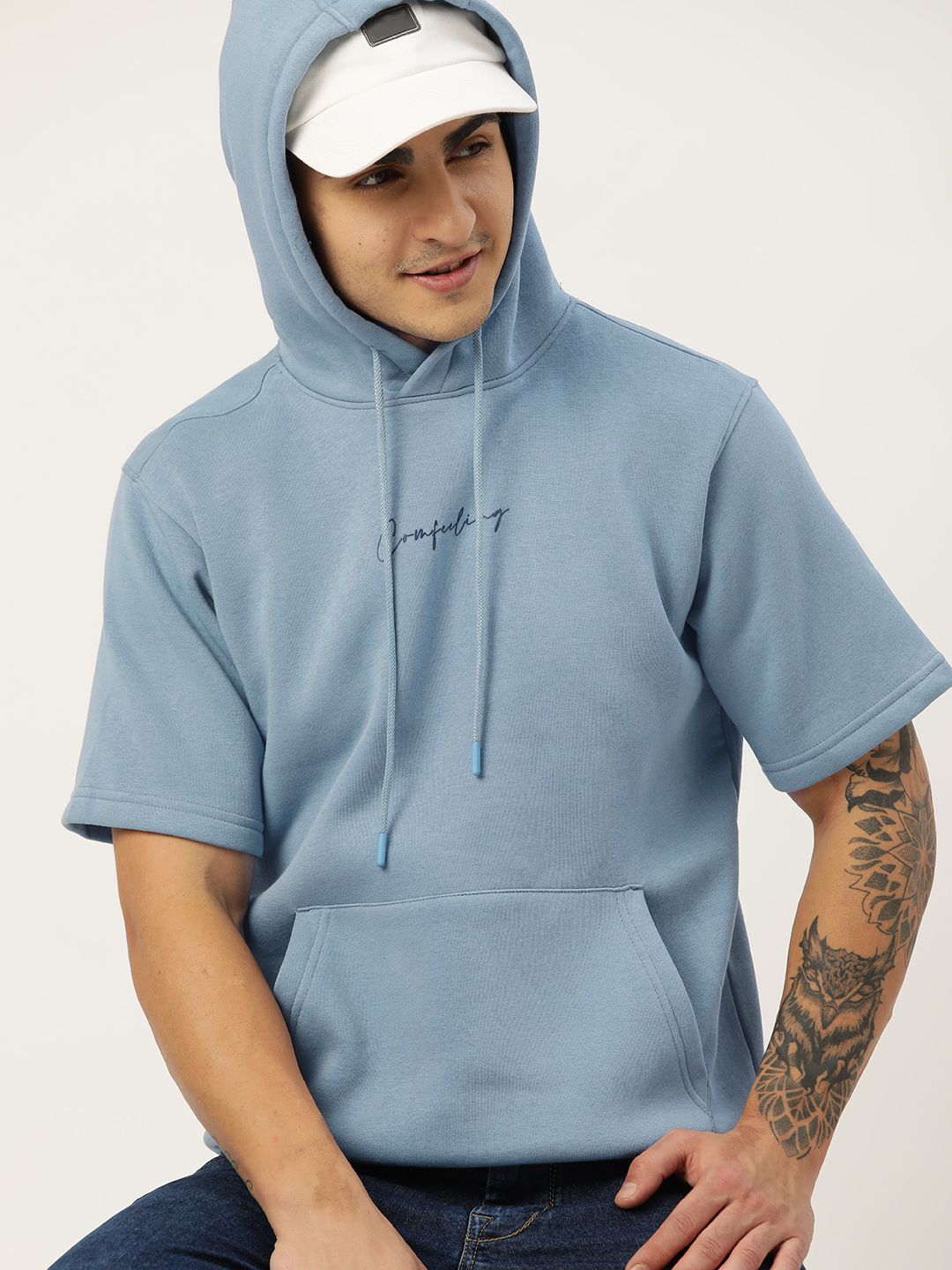 Mast & Harbour Men Hooded Sweatshirt-picture-25
