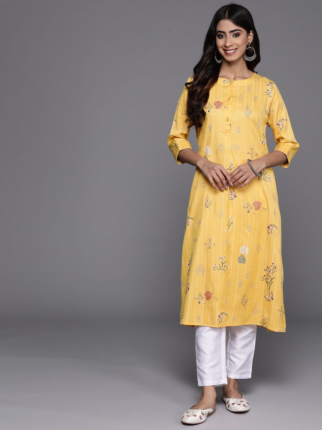 Libas floral 2024 print kurta