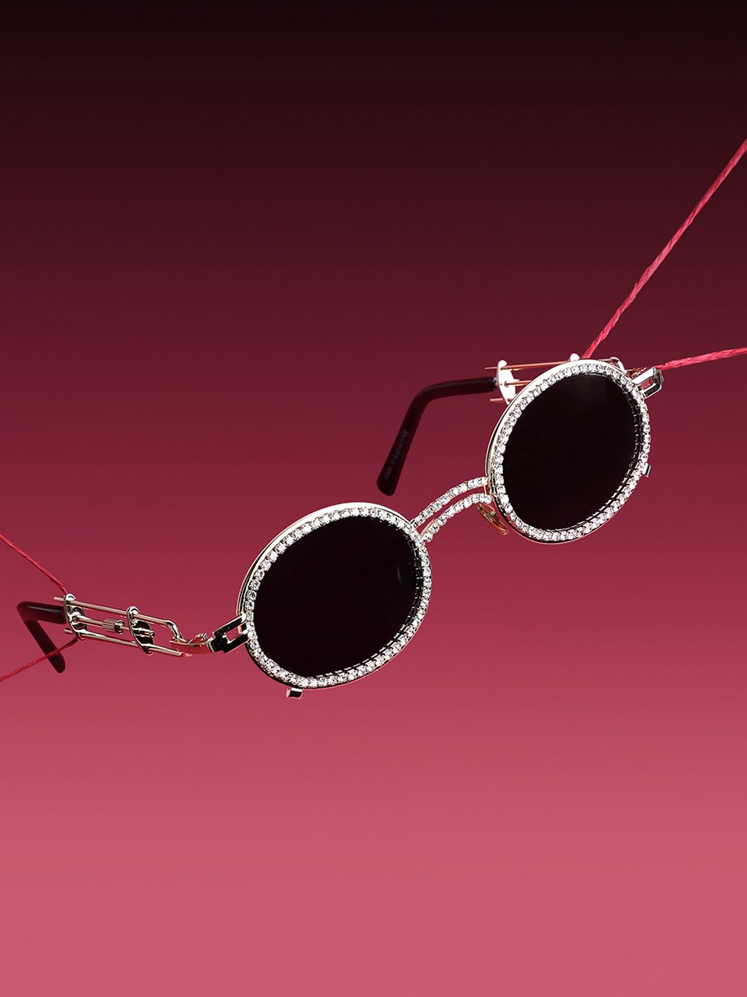 HAUTE SAUCE by Campus Sutra Women Oval Sunglasses With UV Protected Lens SS23_HSSG2229-image-16