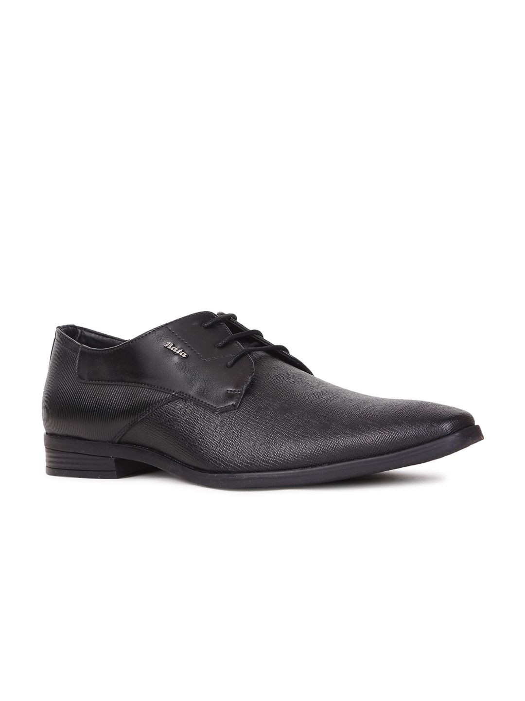 Bata Men Cedric Textured Leather Formal Derbys-picture-20