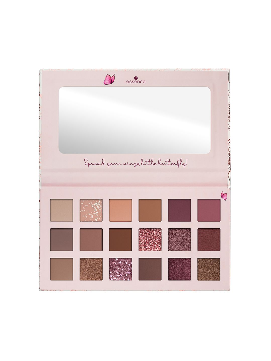 essence Blooming Wings Vegan Eyeshadow Palette - Natural Beige 01