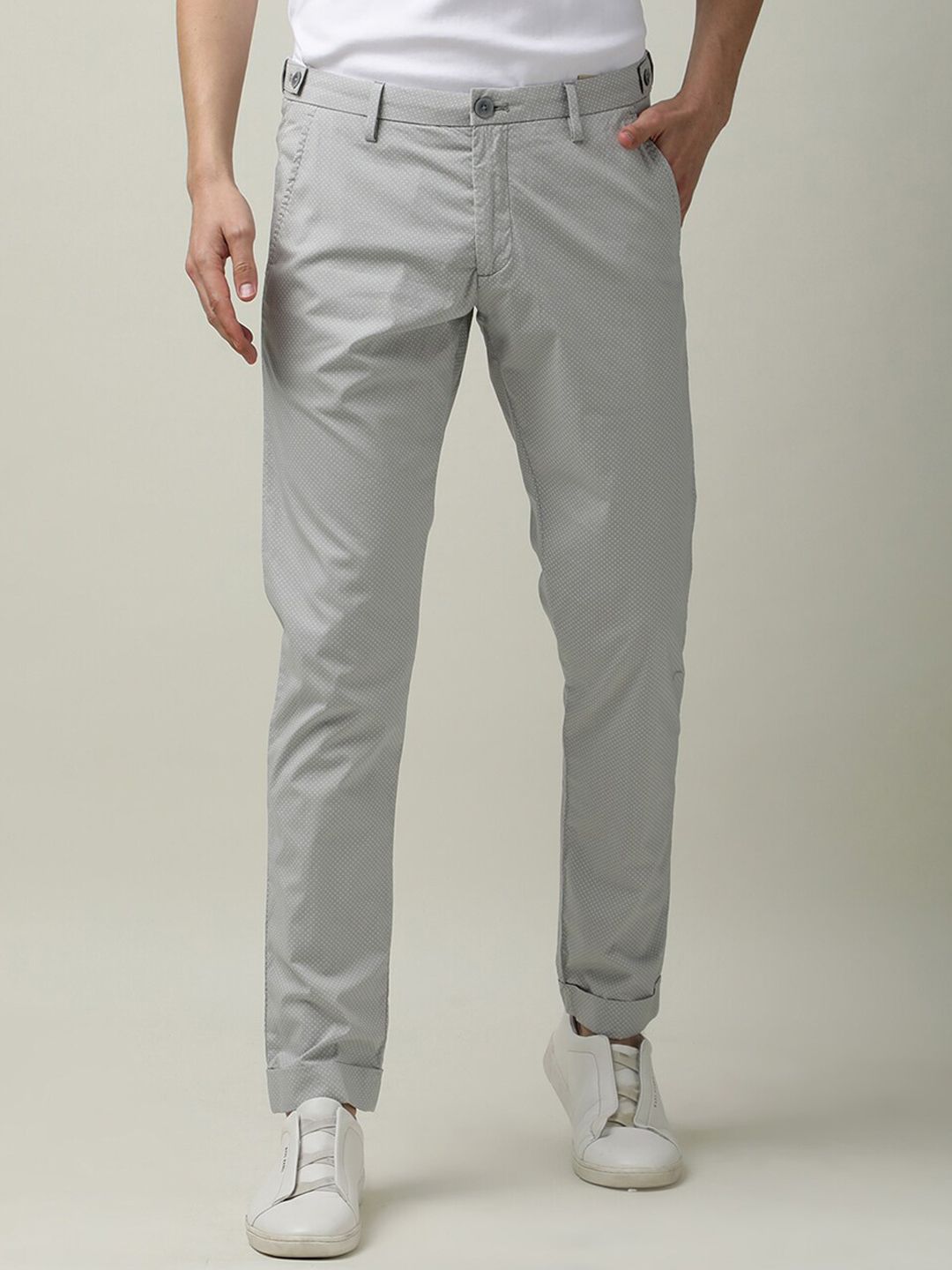 RARE RABBIT Men Maxims Mid-Rise Slim Fit Trouser-picture-23