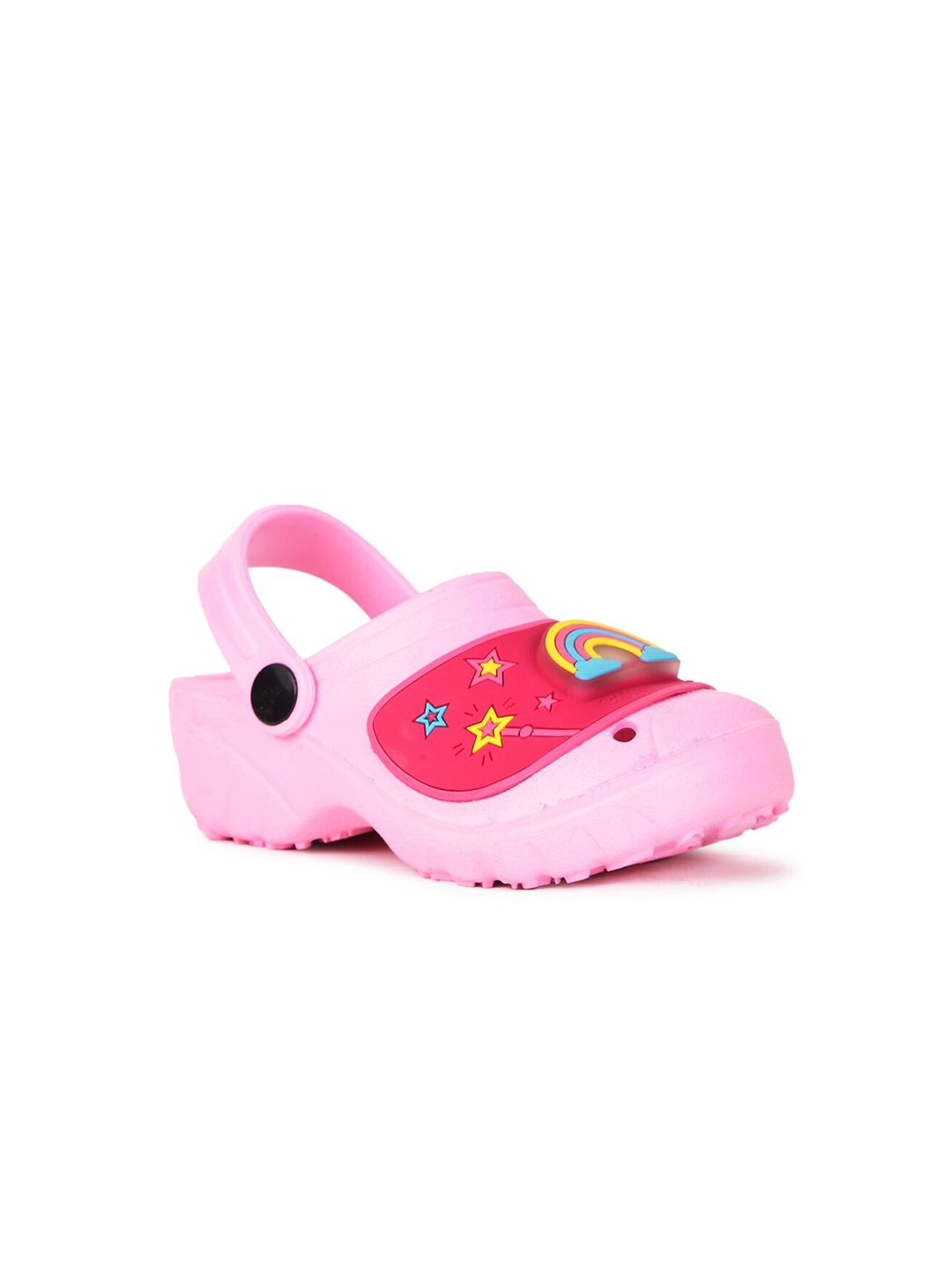 Bubblegummers Kids Rainbow Applique Clogs-picture-57