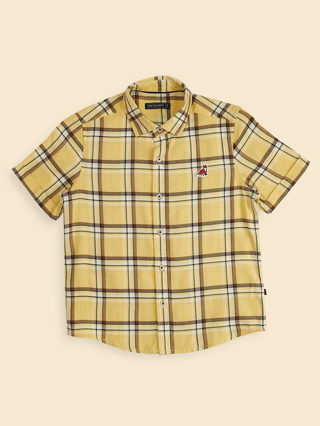 BURBERRY Vintage Polo Shirt Kids Nova Check Print Collar Thin