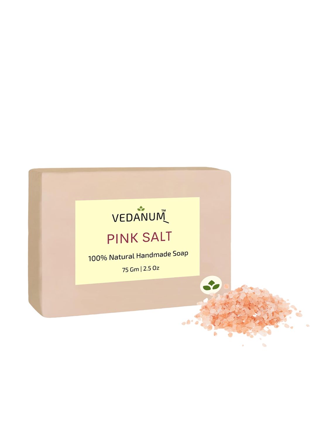 VEDANUM Set Of 3 Pink Salt Natural Handmade Soap with Vitamin E - 75g Each-picture-18