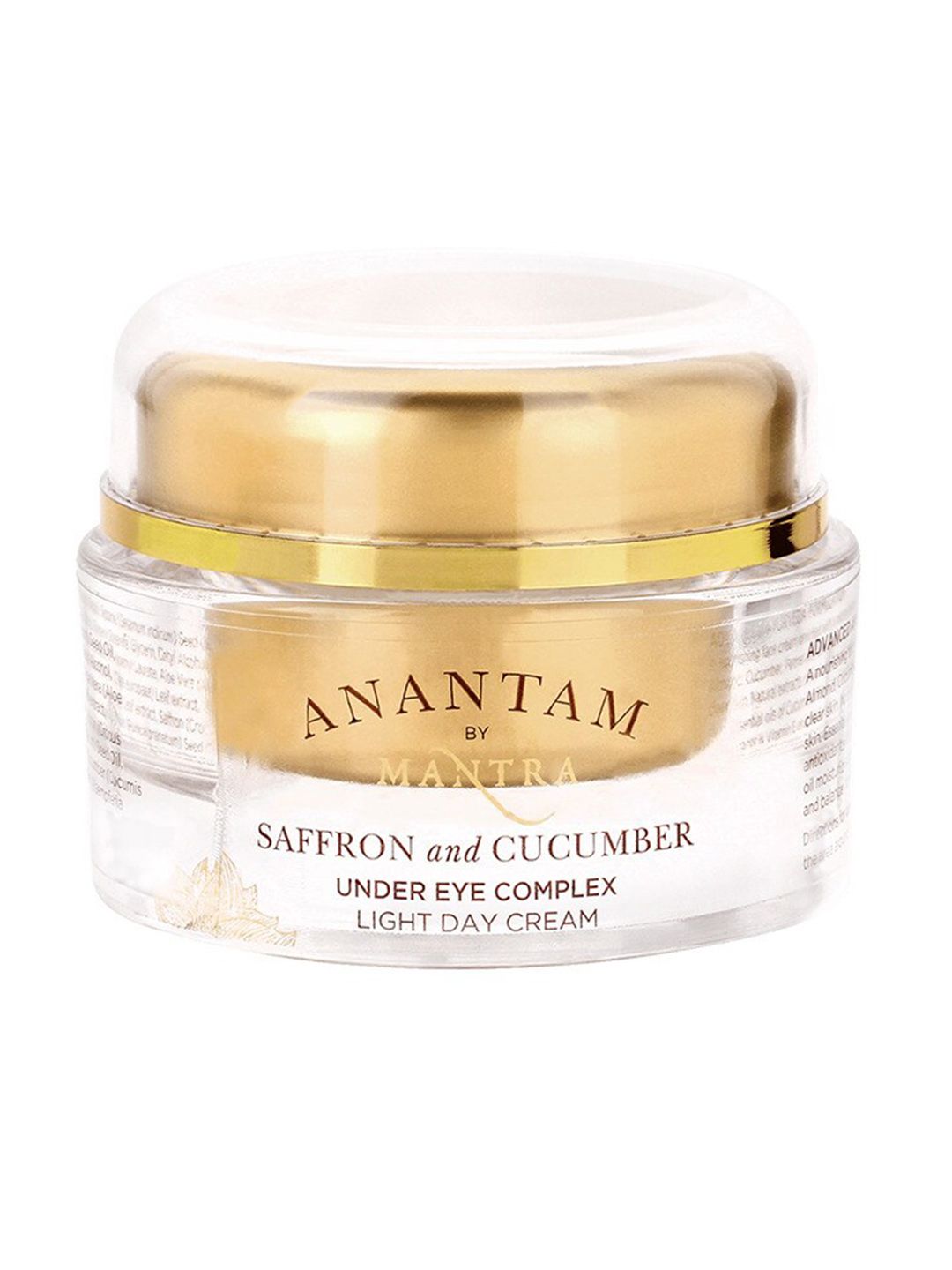 Mantra Herbal Saffron & Cucumber Under Eye Complex Light Day Cream - 25 ml-image-0