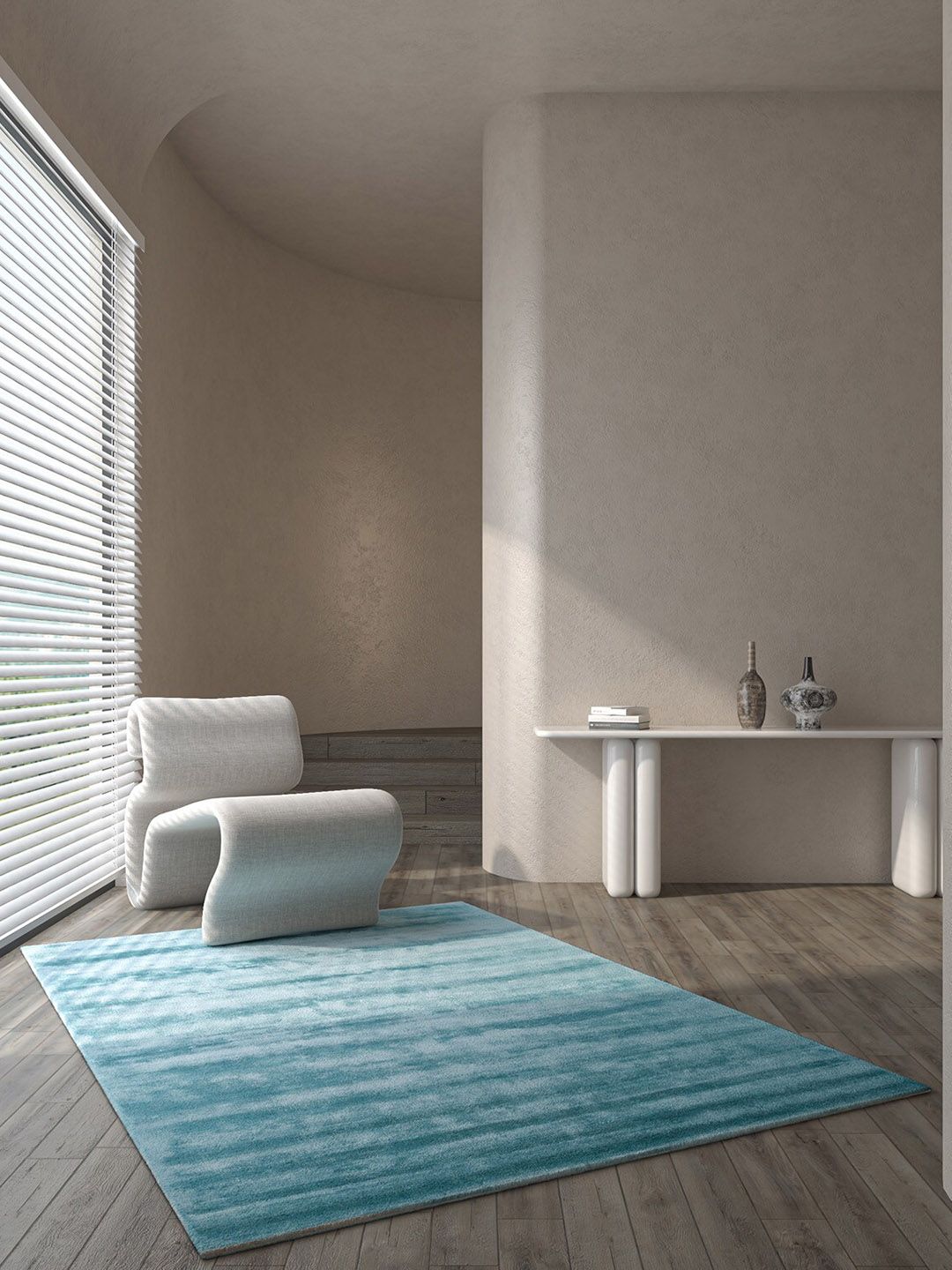 Jaipur Rugs Blue Rectangular Hand Tufted Dhurrie Carpet-image-17