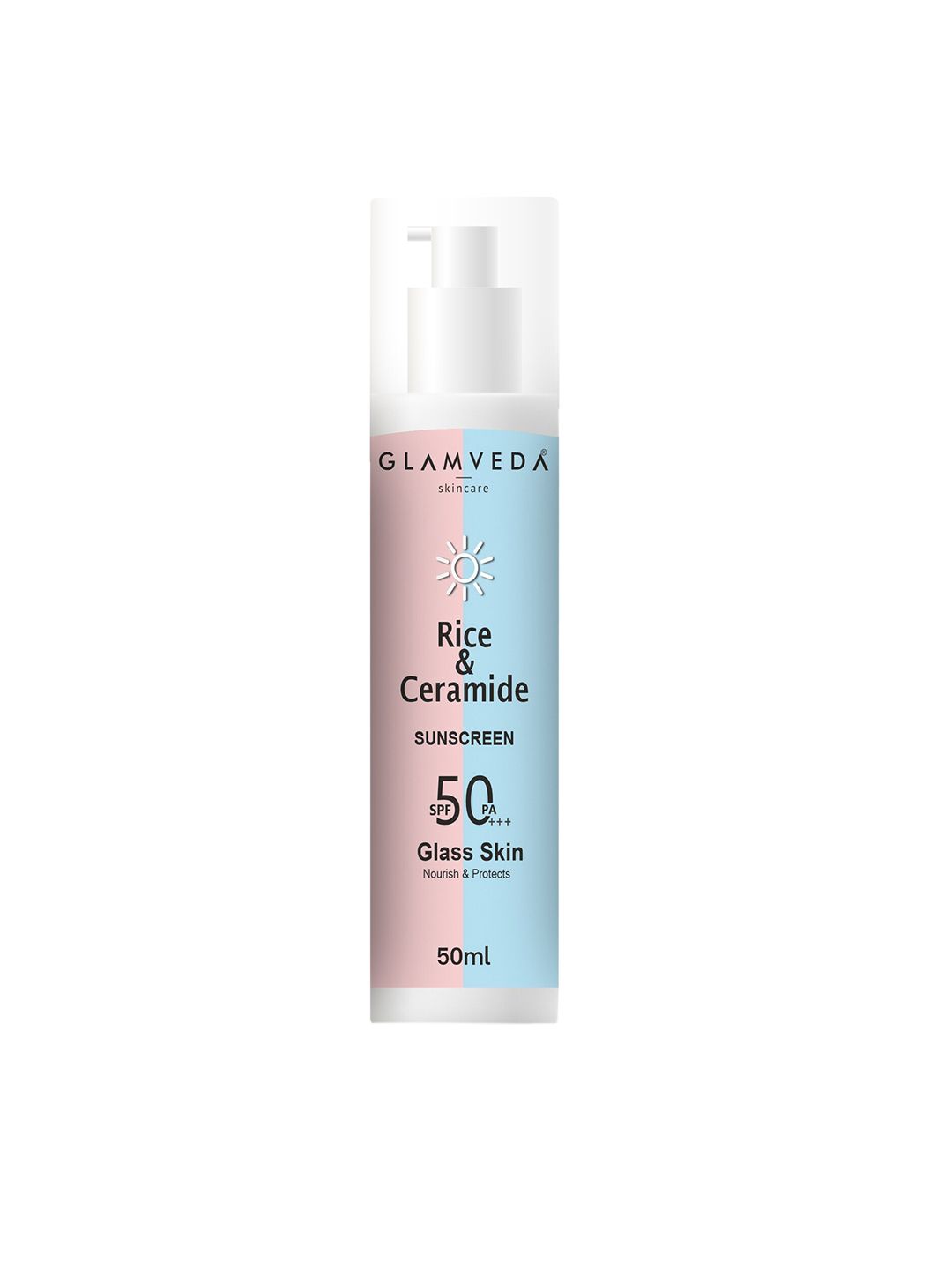 GLAMVEDA Glass Skin Rice & Ceramide SPF 50 PA+++ Sunscreen To Nourish & Protect - 50ml-picture-28