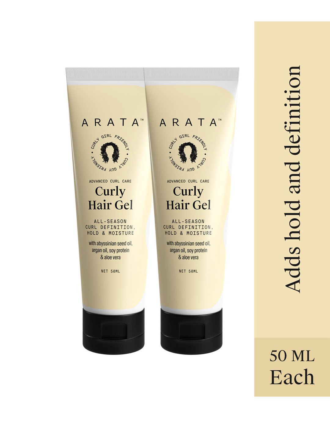 ARATA Set Of 2 Advanced Curl Care Curl Enhancing Hair Gel For Hold & Moisture - 50ml Each-image-21
