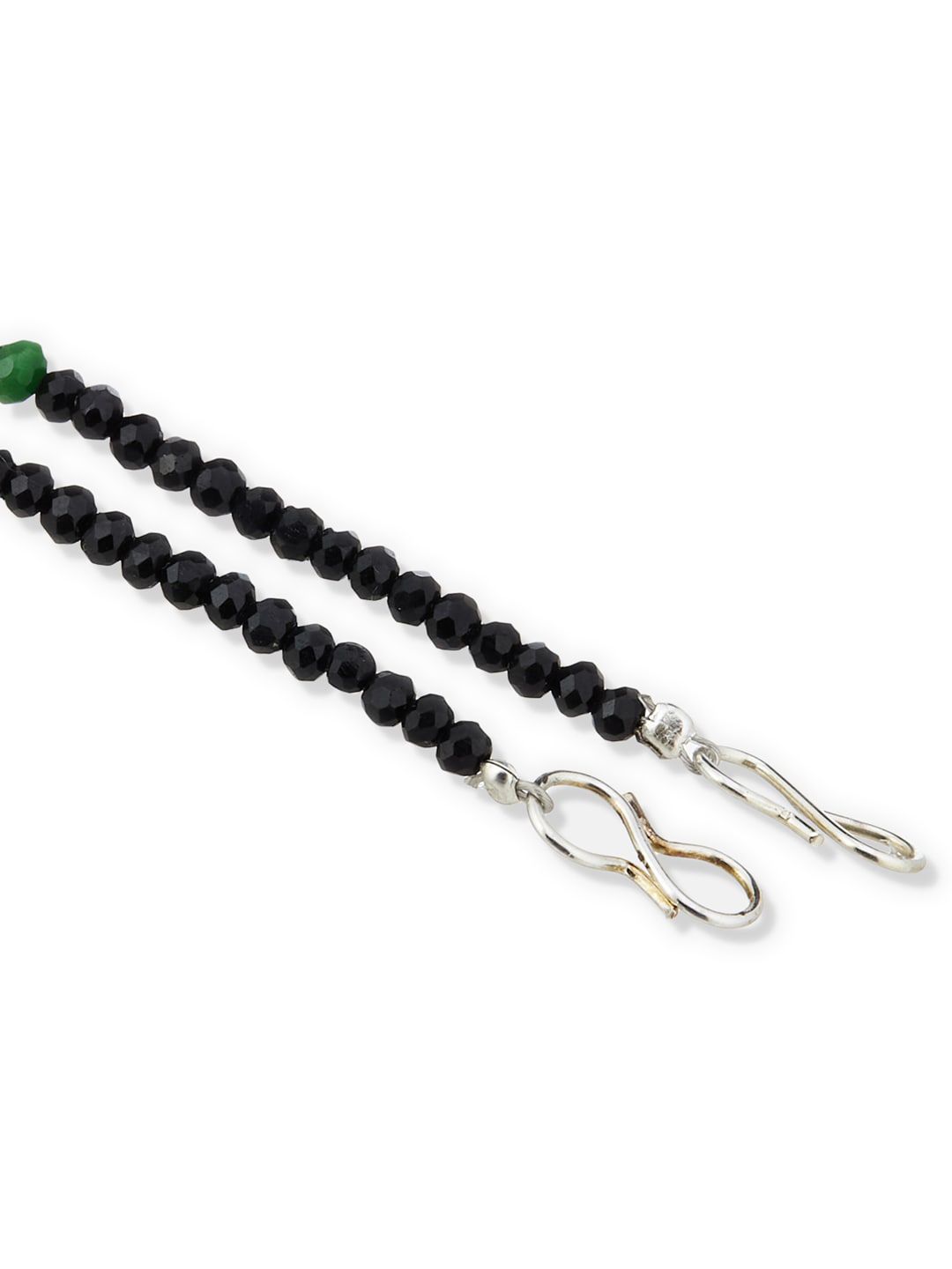 ATIBELLE Silver-Plated Beaded Anklet