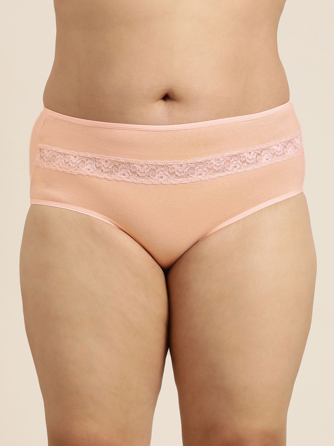 Sztori Women Plus Size Lace Detail High-Rise Hipster Brief-picture-12