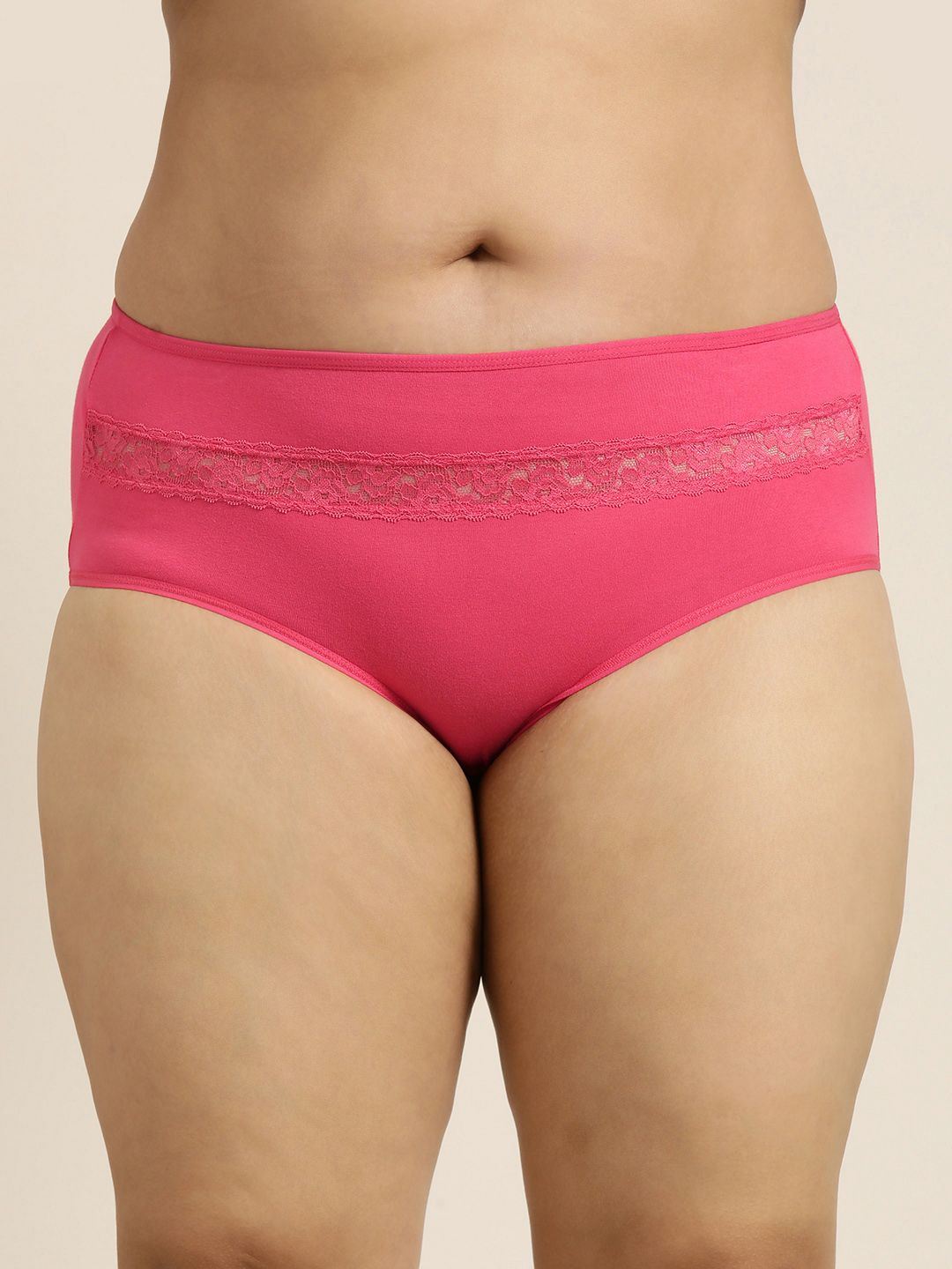 Sztori Women Plus Size Lace Detail High-Rise Hipster Brief-picture-15