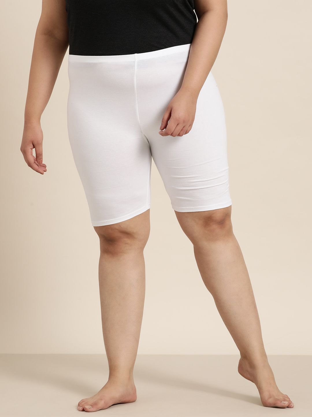 Sztori Women Plus Size High-Rise Lounge Shorts-picture-35