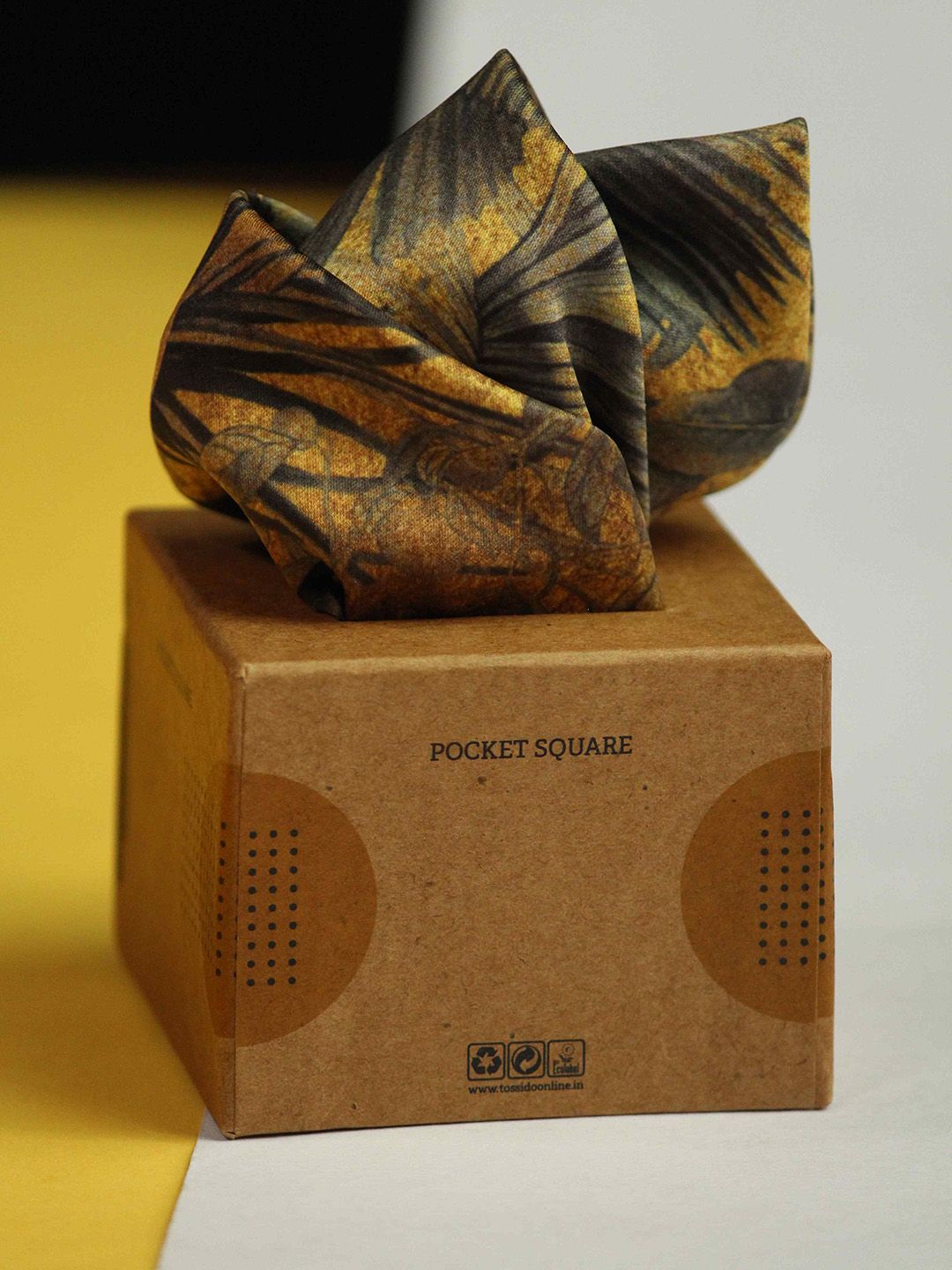 Tossido Men Black Panther Printed Pocket Square-picture-49