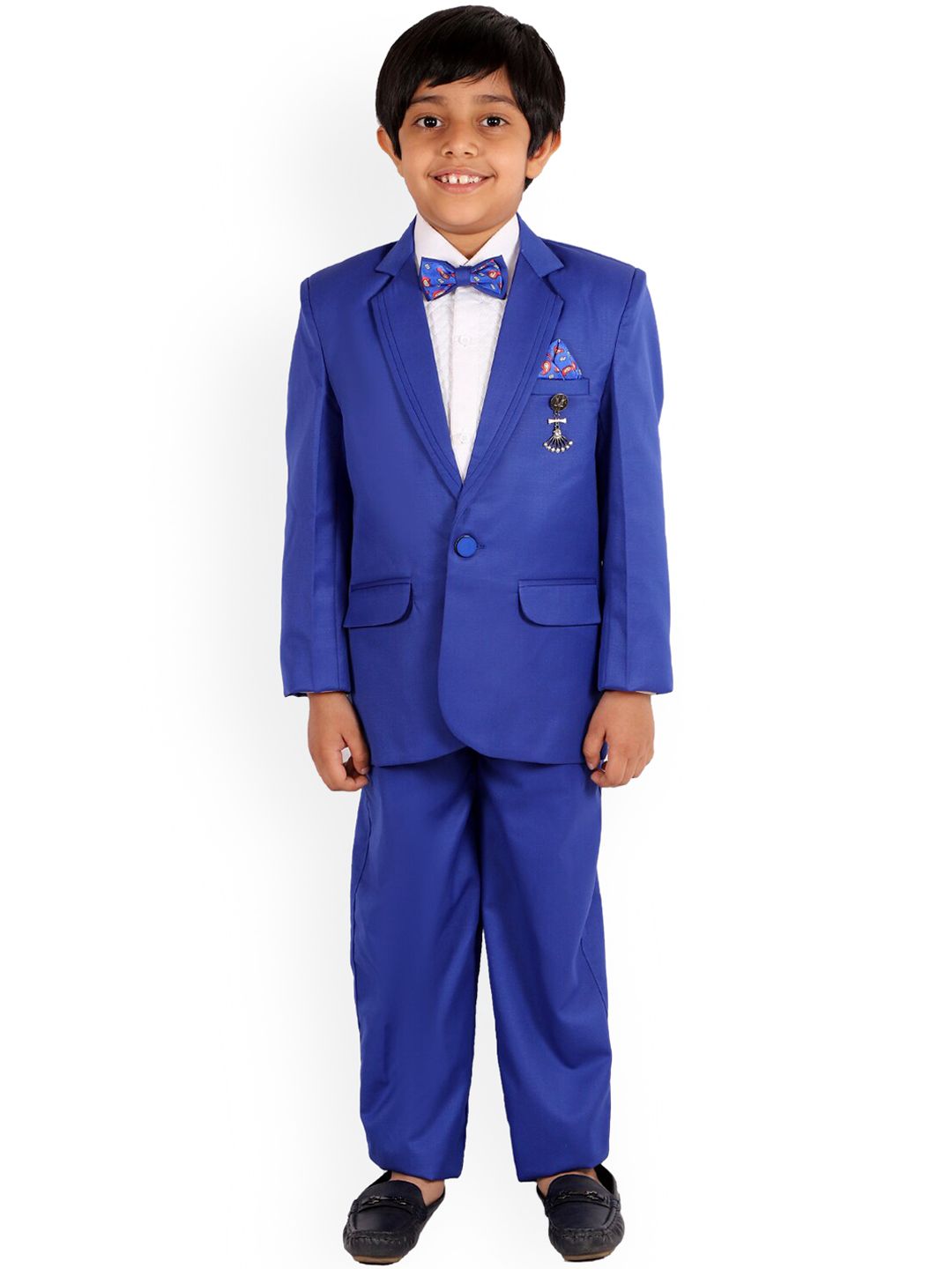 BAESD Boys Single-Breasted 5-Piece Party Suit-picture-27