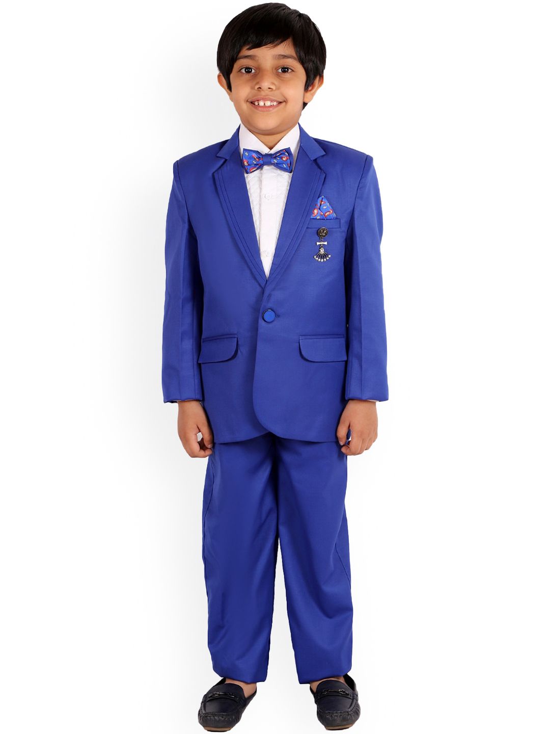 BAESD Boys Single Breasted 5-Piece Party Suits-picture-24