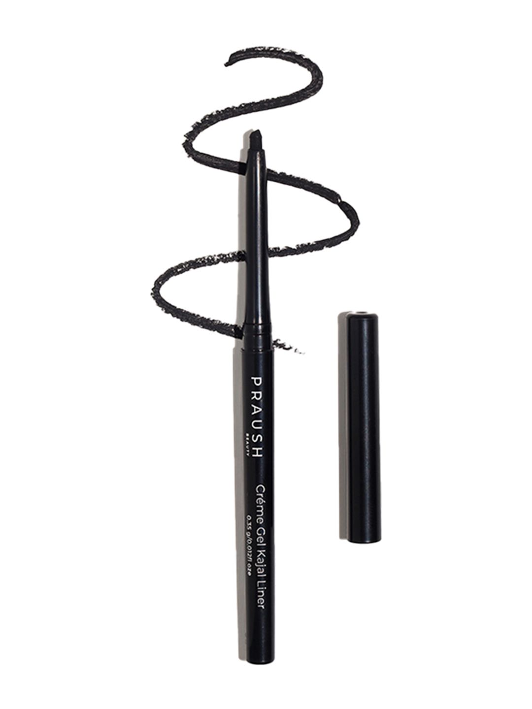 Praush Creme Gel 24 Hrs Smudge-free & Waterproof Kajal Liner for Sensitive Eyes - Black-picture-2