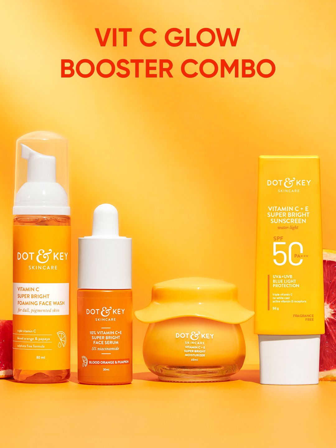 DOT & KEY Vitamin C+E Super Bright Moisturizer + Face Wash + Face Serum + SPF 50 Sunscreen-picture-25