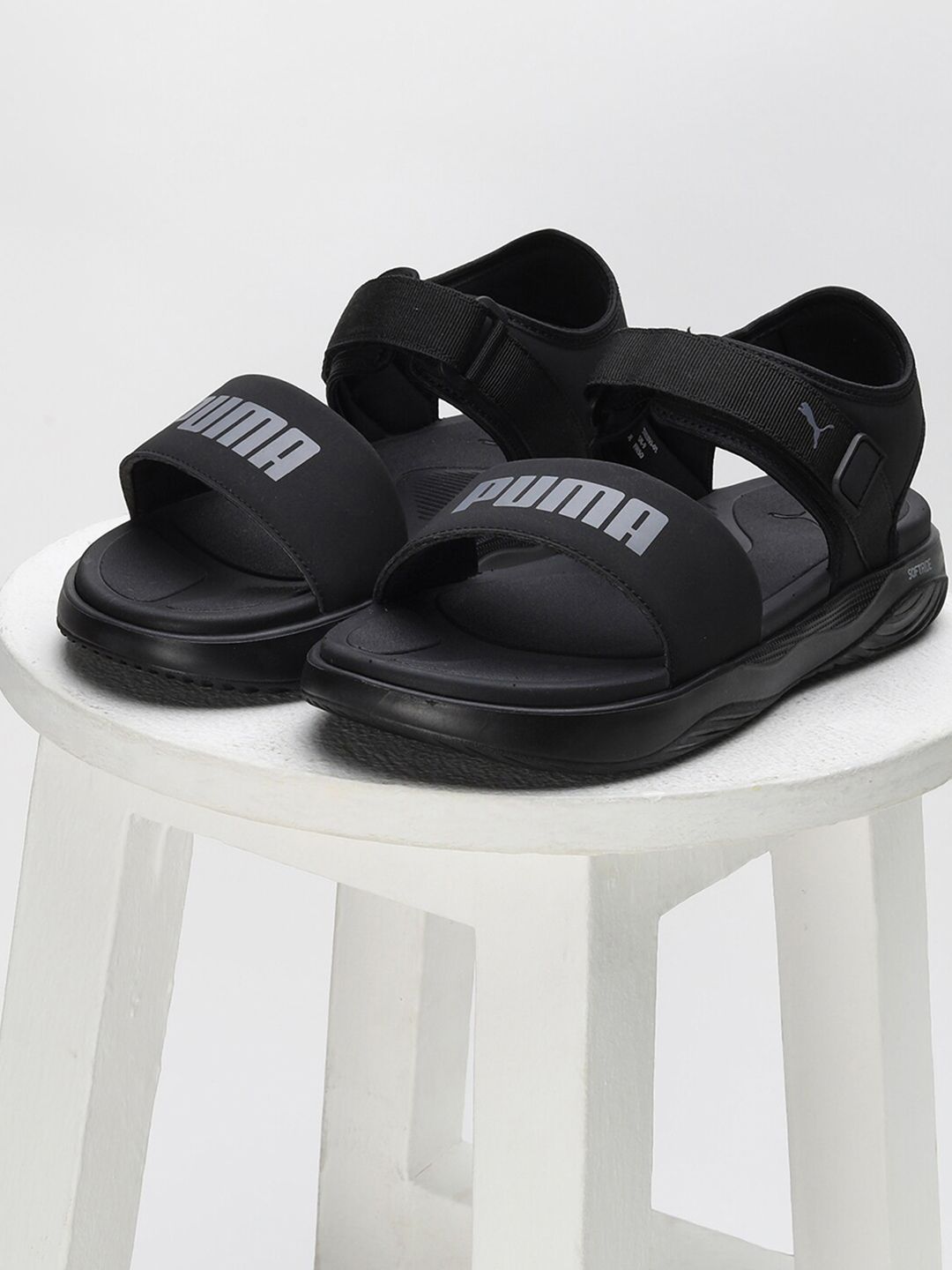 Puma Brand Logo Printed Softride Seave Sandals-image-20