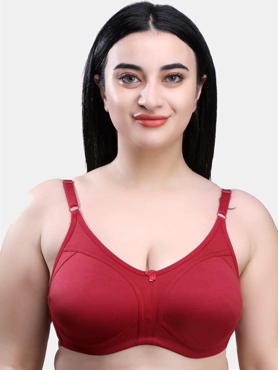 SKDREAMS Non Padded Full Coverage All Day Comfort Seamless Everyday Bra