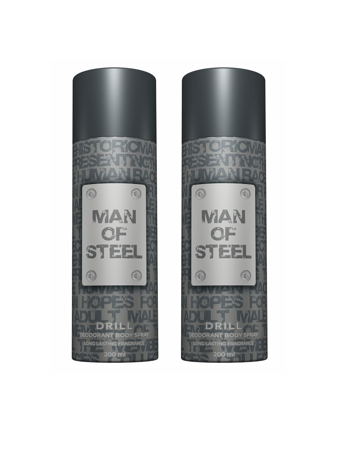 Denver Man of Steel Set of 2 Drill Deodorant Body Spray - 127g Each-image-38