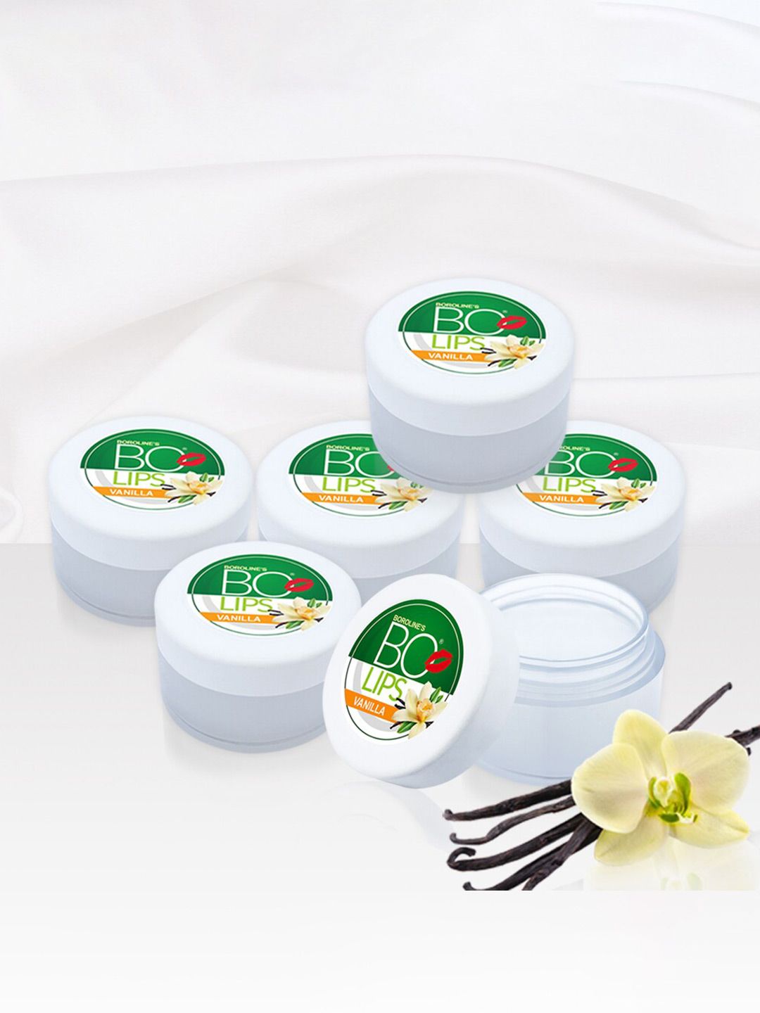 BOROLINE Bo Lips Set Of 6 Lip Balms-10gm Each-Vanilla-picture-20