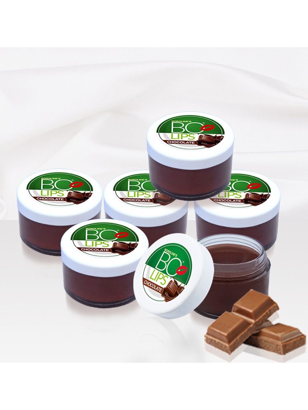 BOROLINE Bo Lips Set Of 6 Lip Balms-10gm Each-Chocolate-picture-20