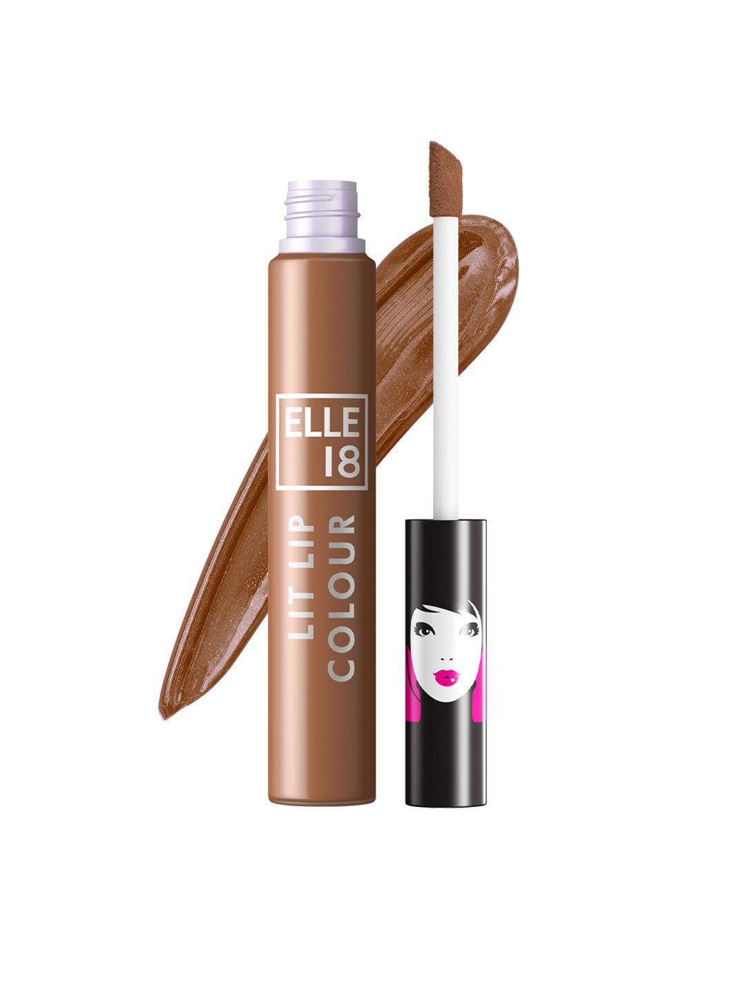 ELLE 18 Matte Long-Lasting Liquid Lip Color 5.6ml - Brown Break-image-41
