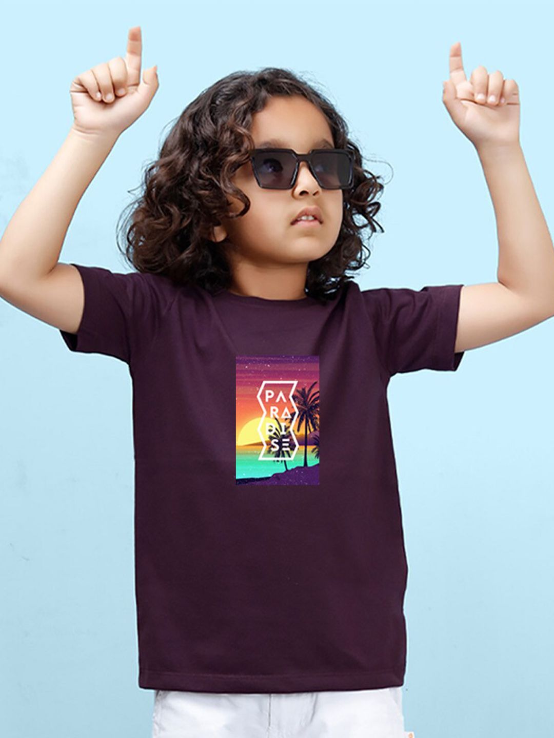 NUSYL Boys Tropical Printed Cotton T-shirt-picture-22
