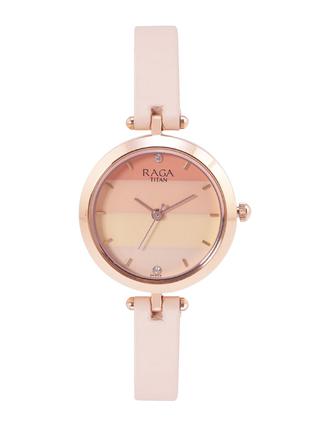 Titan Women Leather Straps Analogue Watch NR2606WL02
