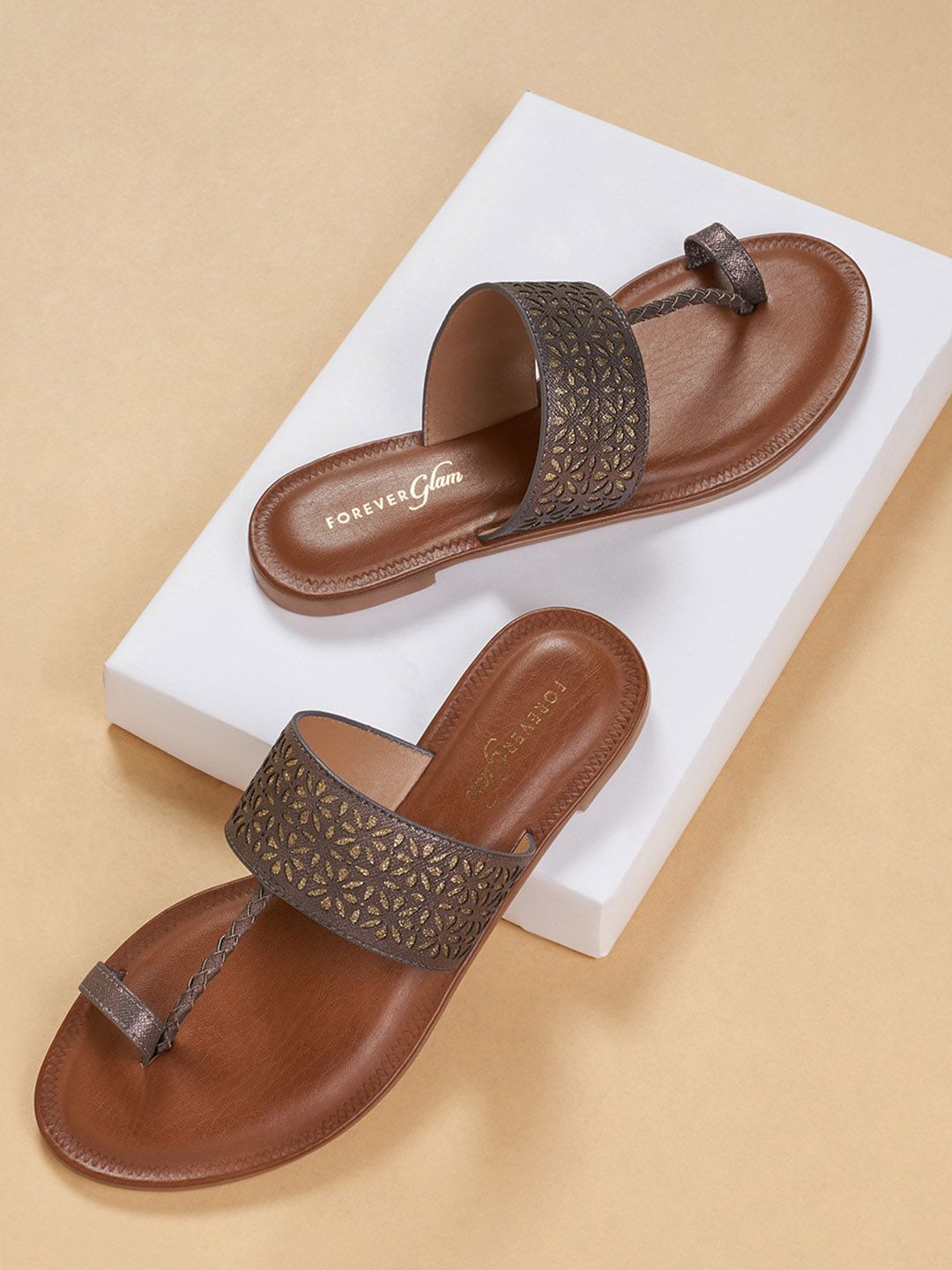 Forever Glam by Pantaloons Open Toe Flats