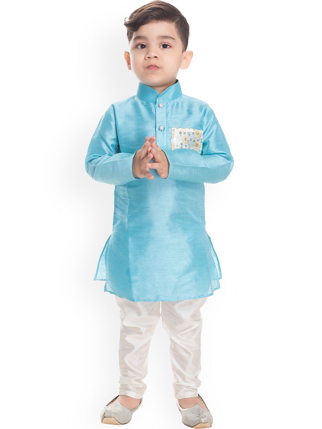 Boys best sale collared pyjamas