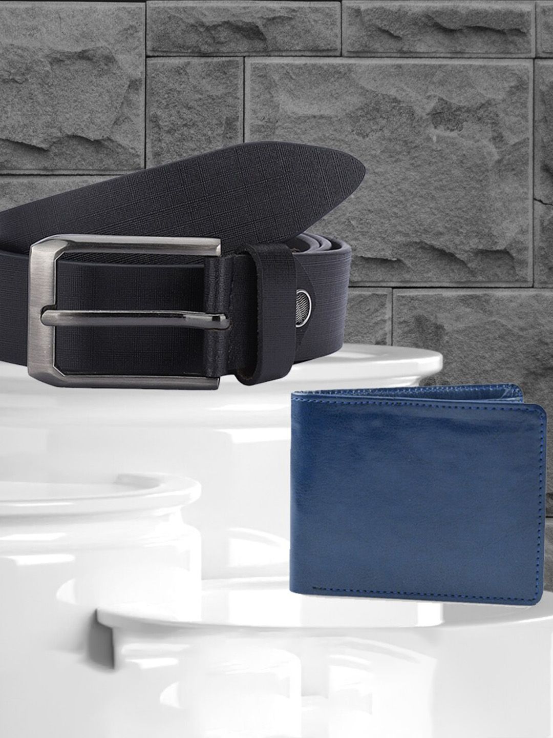 Kastner Men Set Of 2 Belt & Wallet Accessory Gift Set-picture-14
